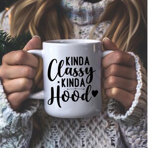 Bebedor de café, caneca de café sarcástica, caneca engraçada, caneca de capuz elegante, caneca de cerâmica, 11 oz, presente para amantes de café, caneca com frase