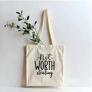 Canvas Tote Bag, Eco-Friendly Canvas Tote, Funny Grocery Bag, Reusable Shopping Bag, Gift Idea, Market Tote, Grocery Shopper