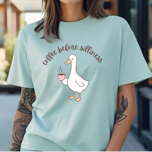 Dumme Gans Kaffee Shirt: Unisex Comfort Farben Tee
