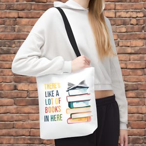 Book Lover Canvas Tote Bag: Eco-Friendly Bookish Gift