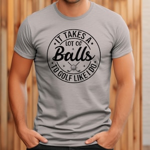 Golfing Shirt, Funny Golf Ball Unisex Tee, Golfing Shirt, Golfer Gift, Golf Lover Tee, Golf Humor Shirt, Golfing Tee