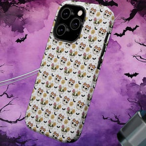 Halloween Phone Case: Dia De Los Muertos Magnetic iPhone Case