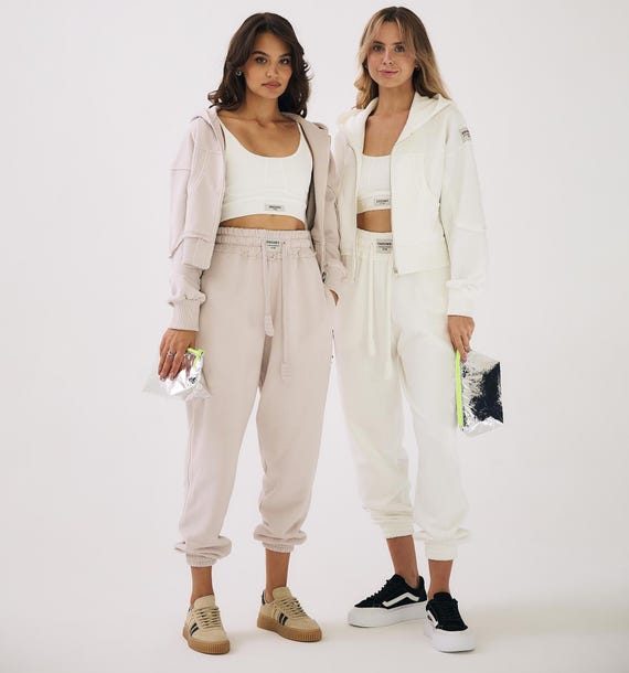 Pants Designer Womens Sweat Suits Women's White Cotton Designer