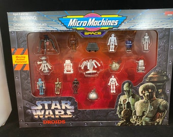 Galoob Micro Machines Space Star Wars Collection - Droids set Boxed/Sealed - 1995