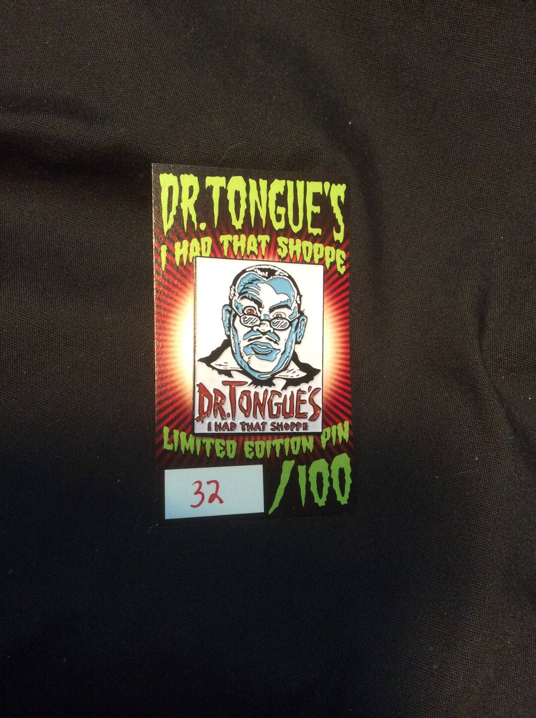 Dr. Tongues I Want Candy Limited Editon of 100 Pcs. Enamel Pin Etsy