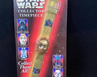 Hope Industries Original Trilogy C-3PO Figural Watch sealed MOC - 1996