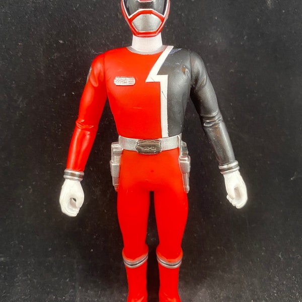 Figurine Bandai Super Sentai – Soft Vinyl 14" – Red Hero Part 1 & 2 – Japon 1992 – NEAR MINT