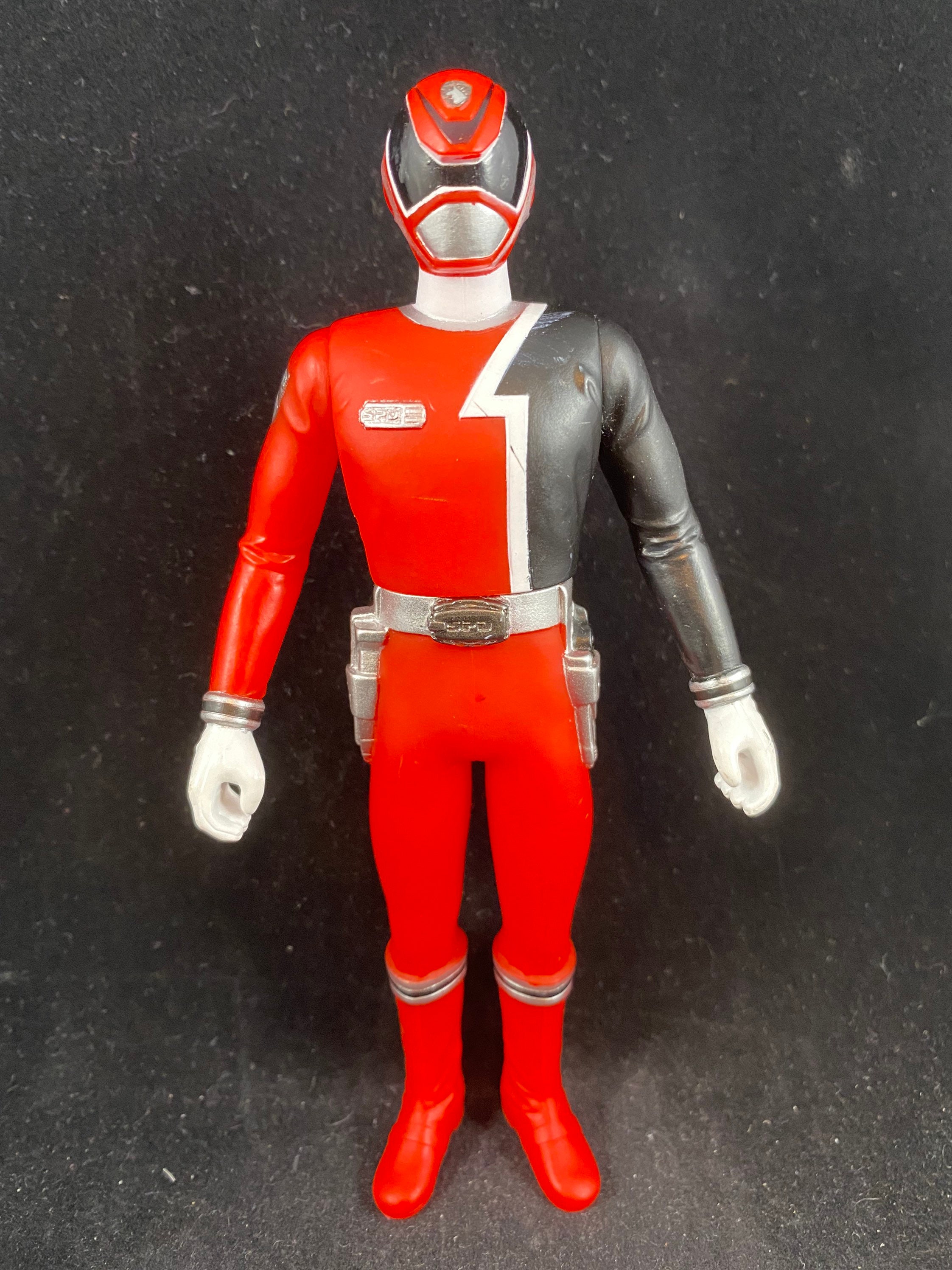 Power Rangers Sentai Hero Vinyl Figure SPD Space Patrol Delta Dekaranger Red 