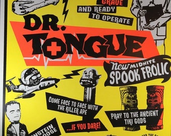 Limited Edition Dr. Tongue’s I Had That Shoppe Spook Show Poster