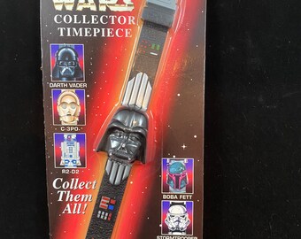Hope Industries Original Trilogy Darth Vader Figural Watch sealed MOC - 1996