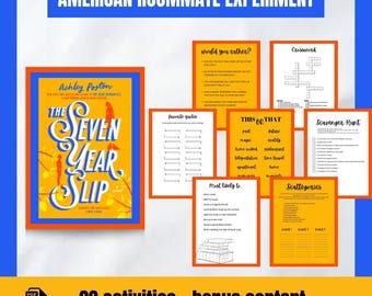 The Seven Year Slip Book Club Guide Discussion Questions Ashley Poston Book Games Reading Group Activity Kit for Romance Book Club Trivia