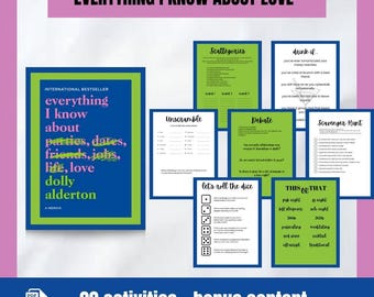 Everything I Know About Love Book Club Guide Discussion Questions Dolly Alderton Book Club Games Reading Group Activity Kit Memoir Trivia