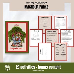 Magnolia Parks Book Club Guide Discussion Questions Romance Book Club Games Reading Group Activity Kit for Romance Trivia Romance YA Book