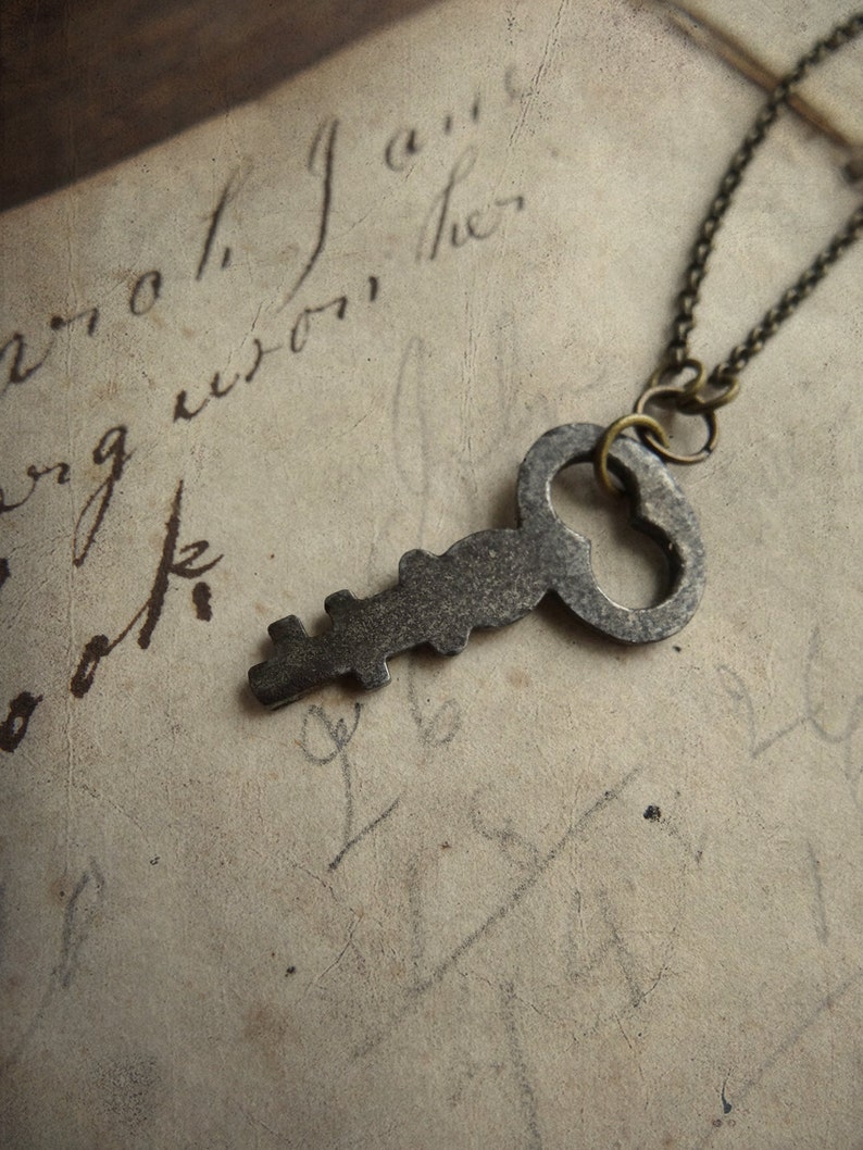 Antique Skeleton Key Necklace Significance No. 030 Etsy