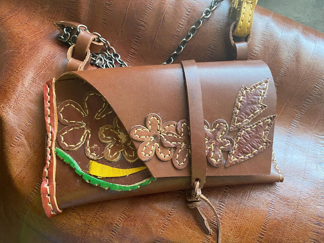 Patchwork Unique Shoulder Bag Handmade One of A Kind Gift for