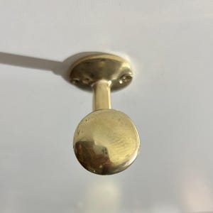 unlacquered brass hooks for wall