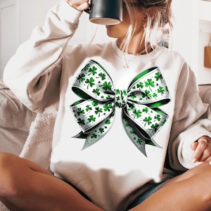 Retro Coquette St Patrick's Day PNG, Coquette St Patty's Day png, Lucky Shamrock PNG, St Patricks Coquette Png, Lucky Charm Png, Irish Png