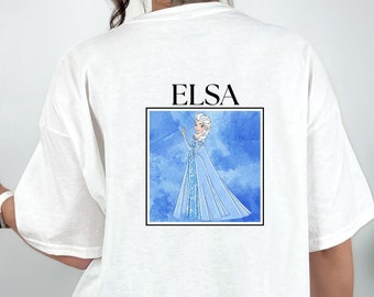 Camiseta de Elsa para niños, Camiseta de Elsa para niños, Camiseta de Frozen para niños, Camiseta de Frozen para niños, Camiseta de Princesa Disney para niños, Camiseta de Princesa Disney para niños