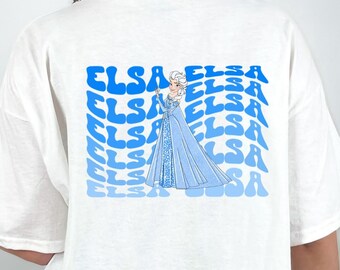 Camiseta de Elsa para niños, Camiseta de Elsa para niños, Camiseta de Frozen para niños, Camiseta de Frozen para niños, Camiseta de Disney para niños, Camiseta de Disney para niños