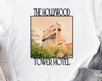 Adult Hollywood Tower Hotel Shirt, Plus Size Hollywood Tower Hotel Shirt, Adult Hollywood Studios Shirt, Plus Size Disney Shirt