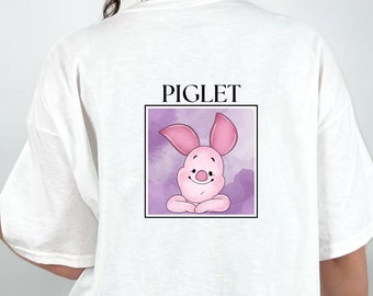 Adult Piglet Shirt, Adult Winnie the Pooh and Friends Shirt,  Plus Size Piglet Shirt, Plus Size Winnie the Pooh and Friends Shirt