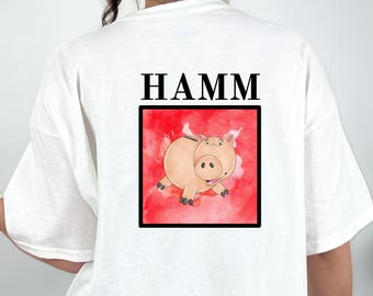 Camiseta de Hamm para adultos, camiseta de Hamm en talla grande, camiseta de Toy Story para adultos, camiseta de Toy Story en talla grande, camiseta de Disney para adultos, camiseta de Disney en talla grande