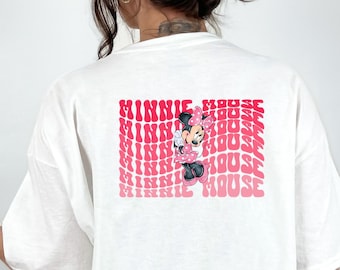 Adult Minnie Mouse Shirt, Minnie Mouse Shirt, Disney Shirt, Groovy Minnie Mouse Shirt