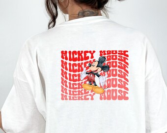 Młodzieżowa koszulka z Myszką Miki, dziecięca koszulka z Myszką Miki, koszulka z Myszką Miki, modna koszulka z Myszką Miki, koszulka z Myszką Miki Disneya