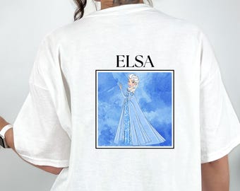 Camiseta de Elsa para niños, Camiseta de Elsa para niños, Camiseta de Frozen para niños, Camiseta de Frozen para niños, Camiseta de Princesa Disney para niños, Camiseta de Princesa Disney para niños