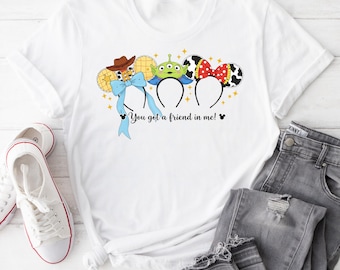 Adult Toy Story Shirt, Plus Size Toy Story Shirt, Adult Mickey Ears Shirt, Plus Size Mickey Ears Shirt, Adult Disney Shirt, Plus Size Disney