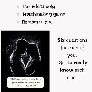 Afdrukbare Love & Desire-activiteitenkaarten