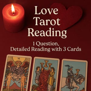 Liebeslesung zur gleichen Zeit / Seelenverwandtenlesung / Ex-Partnerlesung / Tarot-Lesung / Psychische Lesung / 1 Frage