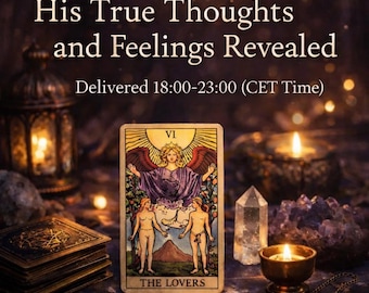 His Exact Thoughts Tarot Reading | What He Truly Feels About You — Evening delivery (18-23 cet time)