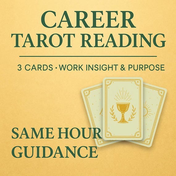 Career Tarot Reading: Job, Work & Financial Path Guidance 3 Cards