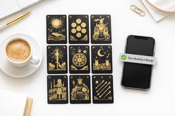 Career Tarot Reading: 3 Questions & 9 Cards | Same Hour Job and Money Path