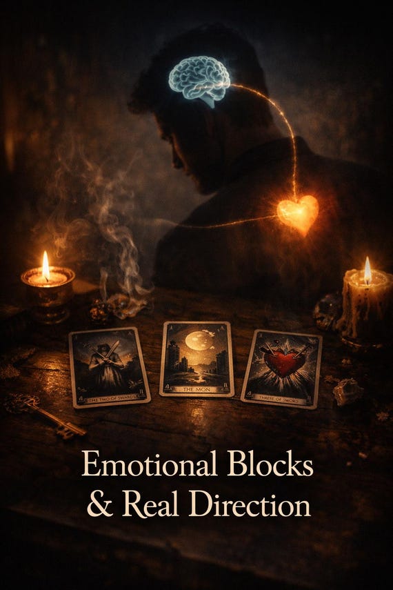 In-Depth Love Clarity Tarot Reading | Why He Feels This Way, Emotional Blocks & Real Direction