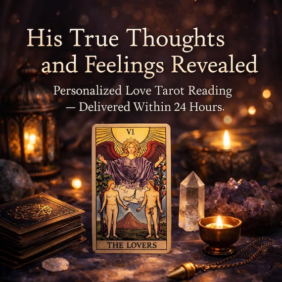 His Exact Thoughts Tarot Reading | What He Truly Feels About You — Same Day Delivery