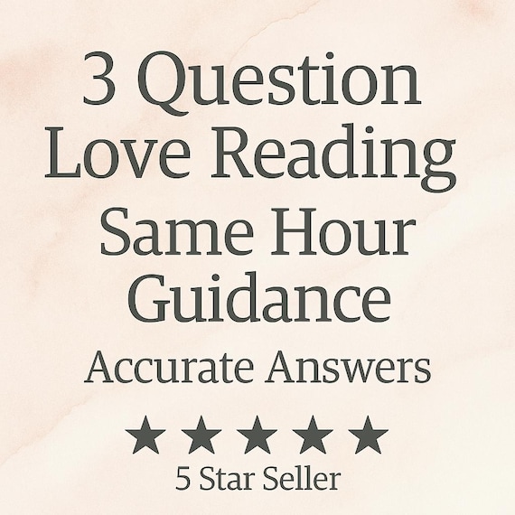 3 Question Love Tarot Reading | Same Hour Answers | Accurate Relationship Guidance