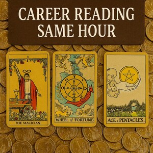 Lectura carrera misma hora – Lectura de tarot  Carrera | 3 Cartas Intuitivas y Honestas sobre Propósito, Trabajo / 1 Pregunta