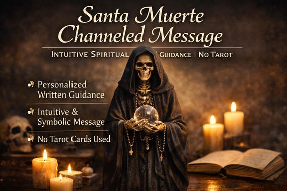 Santa Muerte Channeled Message | Intuitive Spiritual Guidance | No Tarot