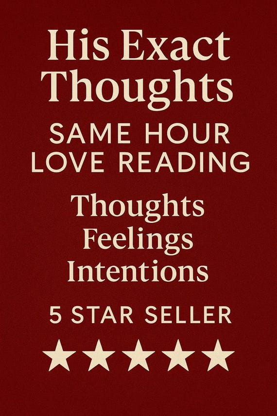 His Exact Thoughts Tarot Reading | Same Hour Love Insight | Their Feelings and Intentions