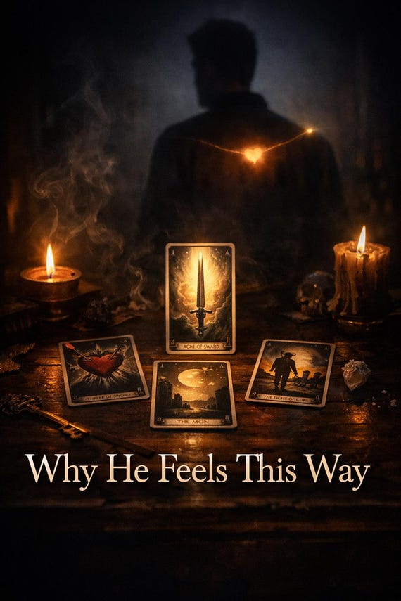 In-Depth Love Clarity Tarot Reading | Why He Feels This Way, Emotional Blocks & Real Direction