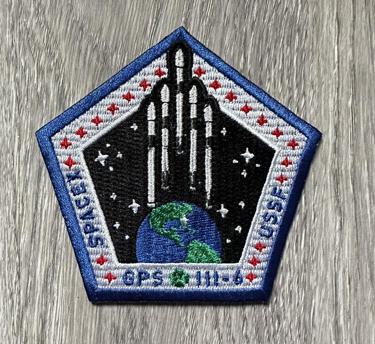 GPS III-6 USSF宇宙軍ミッション刺繍アイロンワッペン 3.5インチ