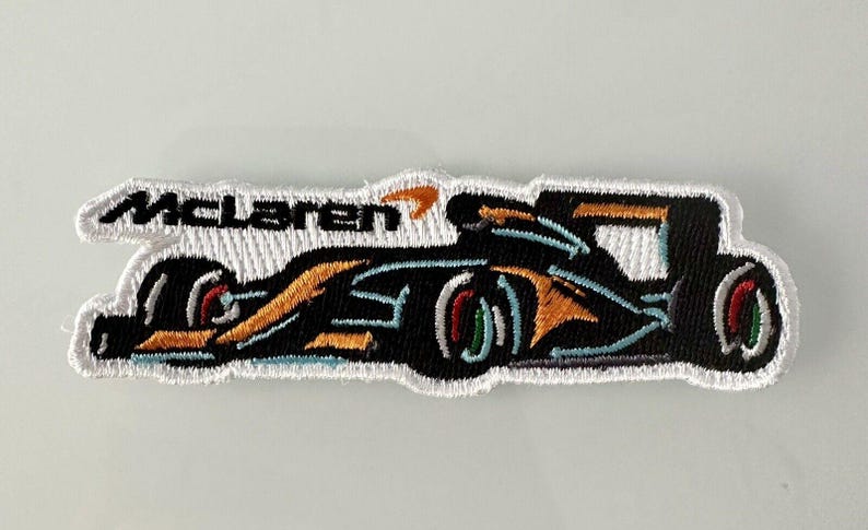 Embroidery Racing Patch Race Car Embroidered Iron-on Patch 1