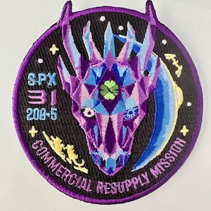 Original SpaceX Dragon SPX 31 Resupply Mission Patch 3.5&quot;