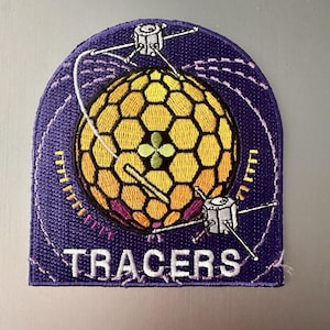 Original nasa spacex tracers sattelite mission space patch 3.5”