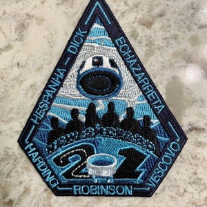 Parche de la misión NS21 de Blue Origin, bordado de 7,6 cm (3 pulgadas), para planchar o coser / Insignia de vuelo espacial / Chaqueta, chaleco, sombrero, bolso / Regalo de coleccionista de lanzamiento de cohete