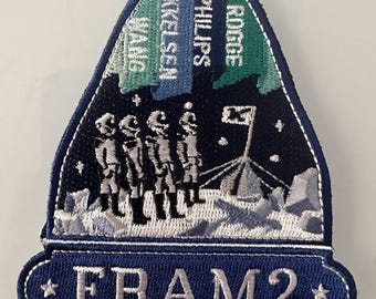 SpaceX FRAM 2 Dragon Commercial Mission Patch 3.5”