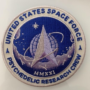 USAF Psychedelic Research Crew MMXXI 2021 Morale Patch 3.5” US Space Force