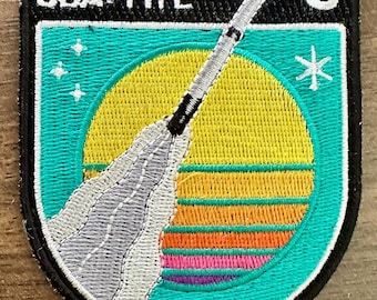 ヴィンテージ アポロ 16 パッチ NASA ミッション宇宙飛行士 4 インチ